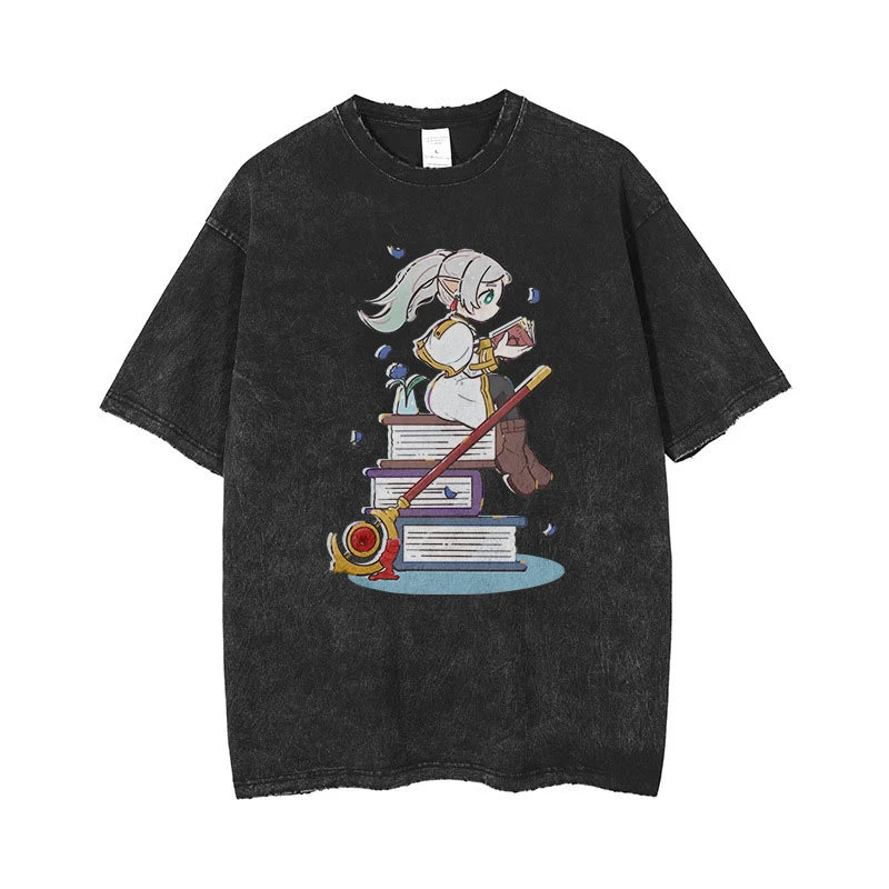Sousou no Frieren Anime Vintage Tshirt