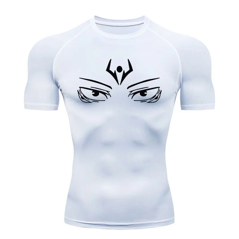 Jujutsu Kaisen Gym Fit T-shirt white2