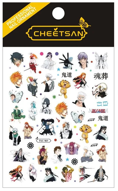 Bleach Designs Anime Acrylic Nails Sticker