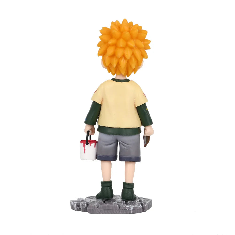Kid Naruto Uzumaki Paint Splattered Action Figure