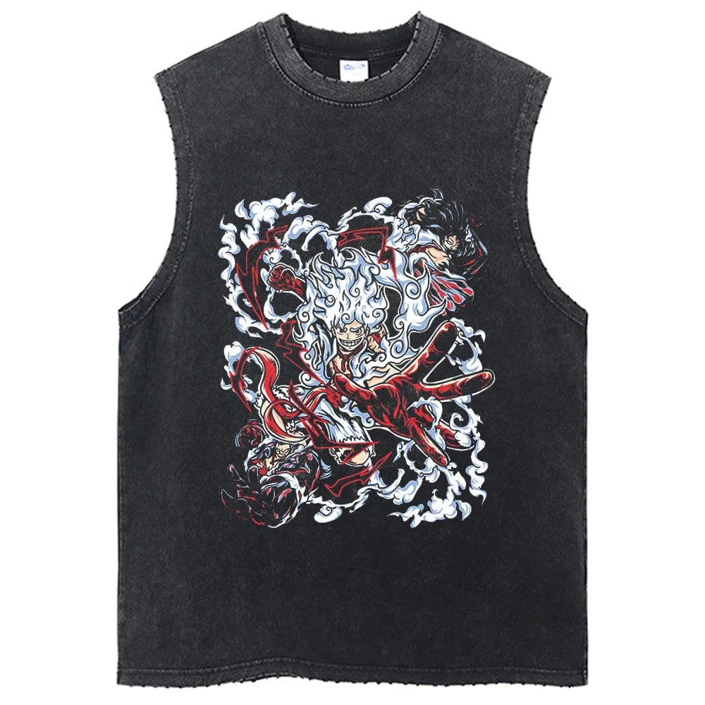 One Piece Luffy Tanktop Style 10