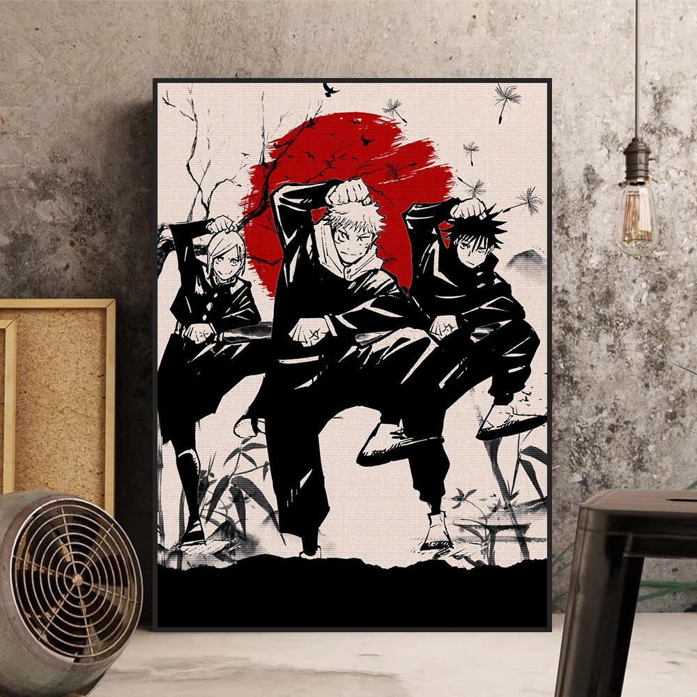 Jujutsu Kaisen Anime Canvas Poster Style 6