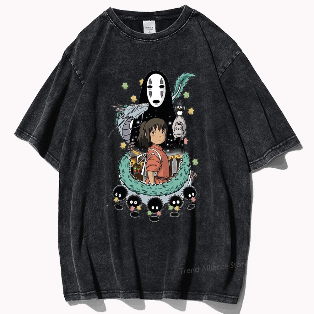 Studio Ghibli T shirt Washed