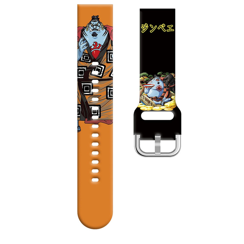 One Piece Anime Silicon Strap Samsung Galaxy Watch 4 Pin Buckle Band