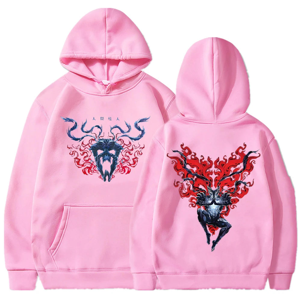 One-Punch Man Villain Hoodie Pink