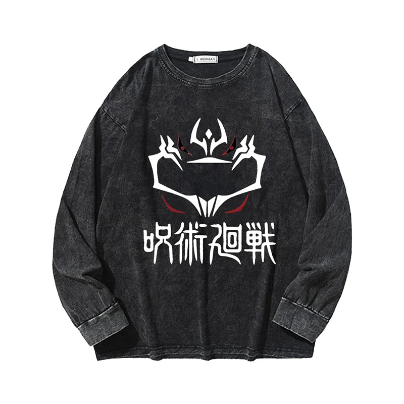 Jujutsu Kaisen Characters Sweatshirt Black8