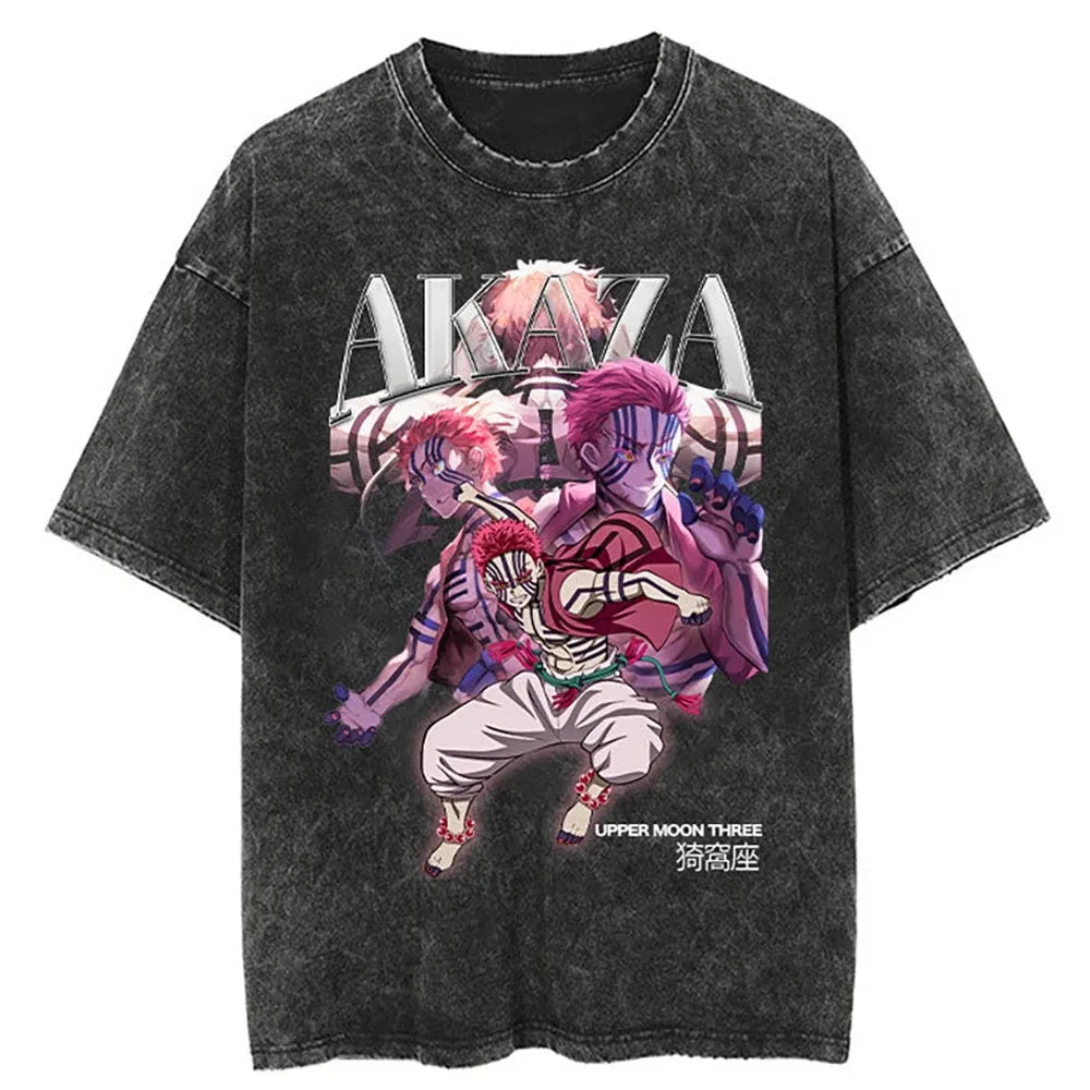 Demon Slayer Kokushibo Vintage Tshirt Style 11