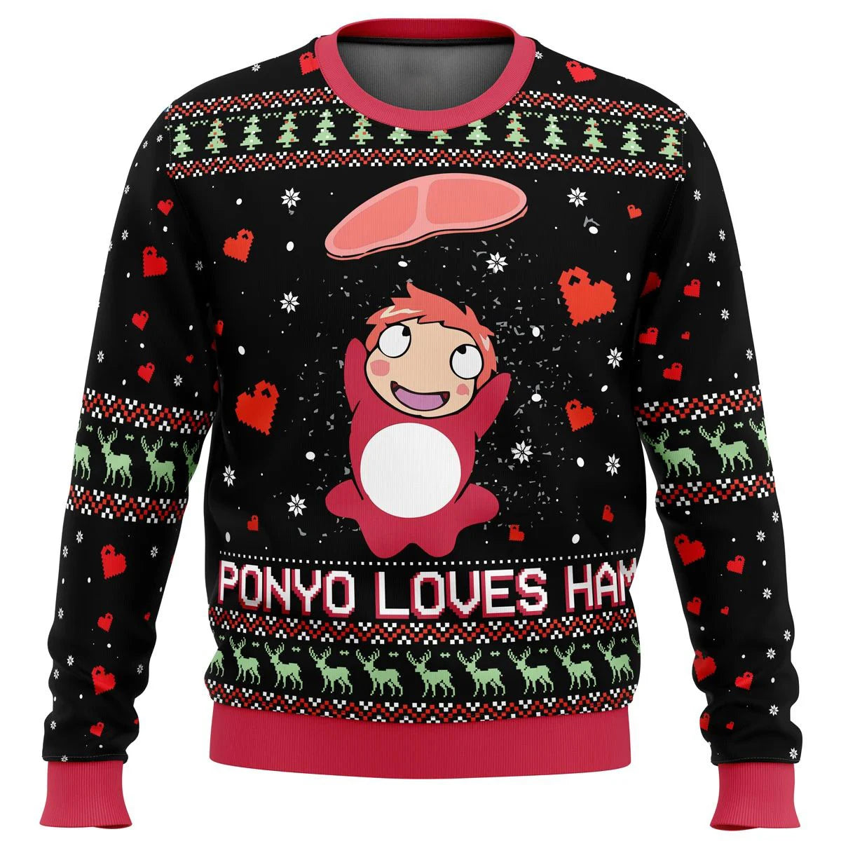 Studio Ghibli Ugly Christmas Sweater Style 11