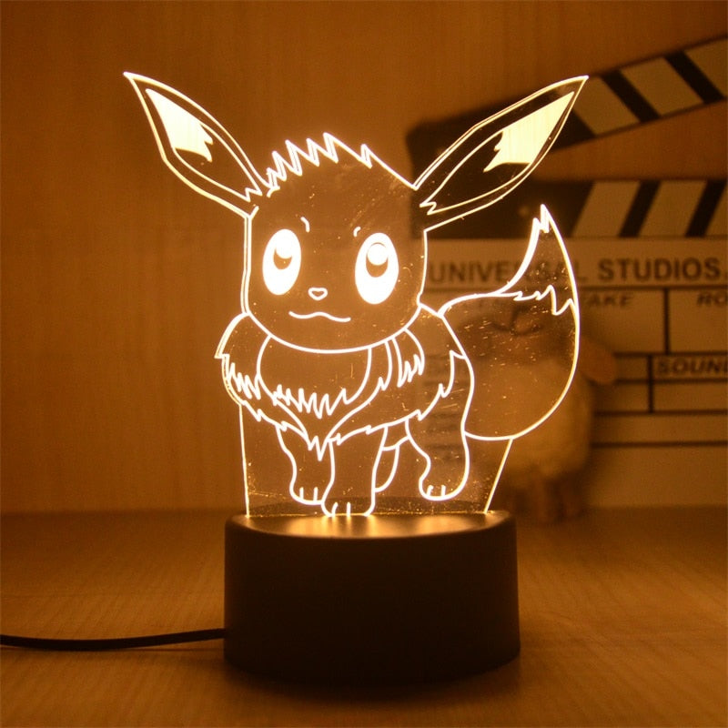 Pokemon Anime 3D LED desk lamp Action Figure 18 12cm