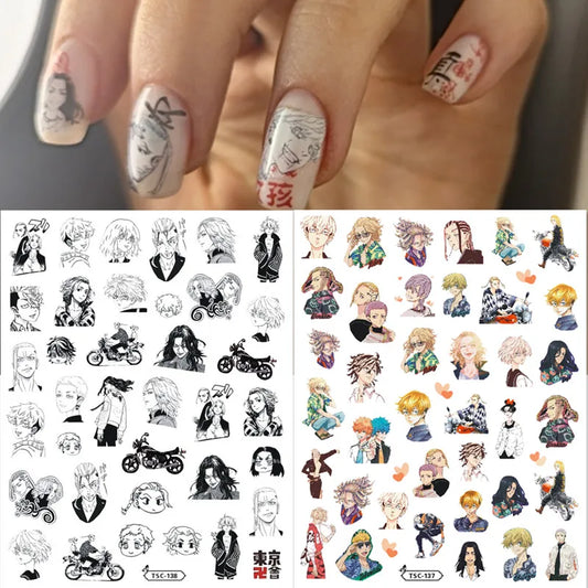 Tokyo Revengers Manga Acrylic Nails Sticker