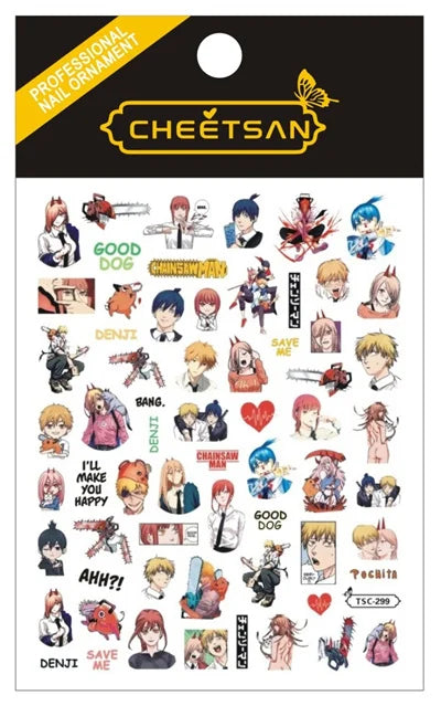 Bleach Designs Anime Acrylic Nails Sticker