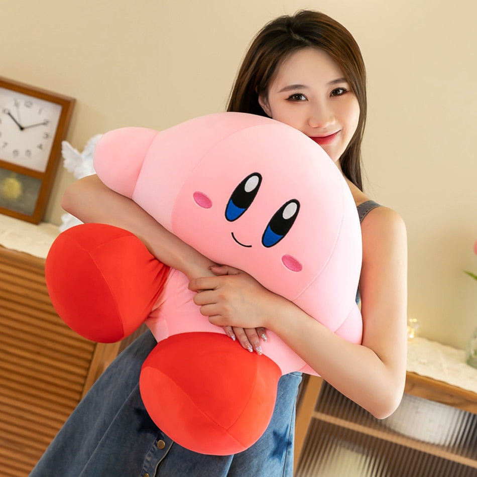 Star Kirby Fluffy Pink Plush