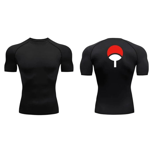 Naruto Gym Fit Tshirt black