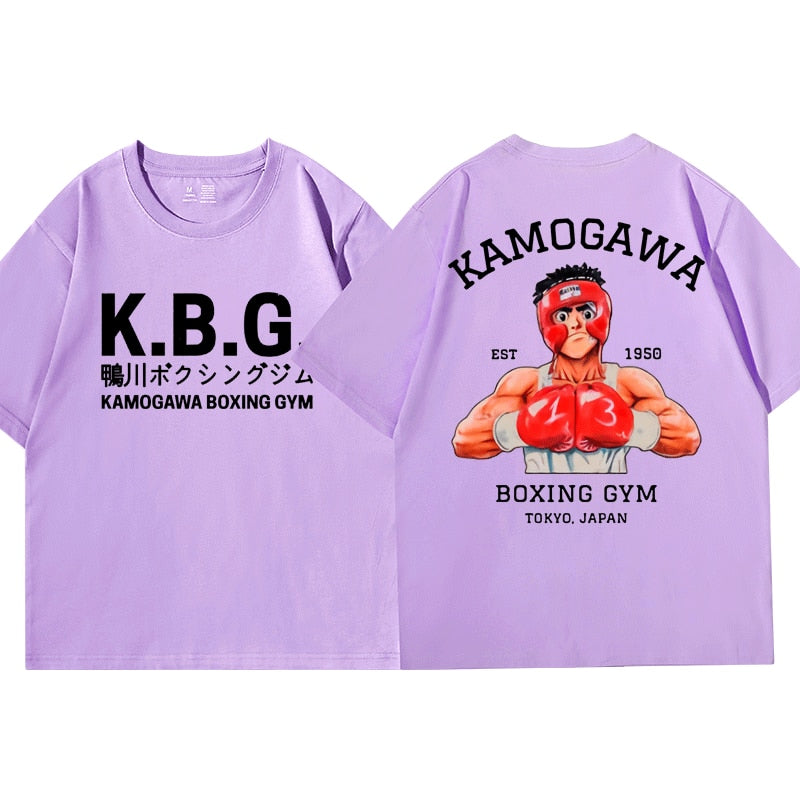Hajime No Ippo Kamogawa Boxing Gym T Shirt Style 4