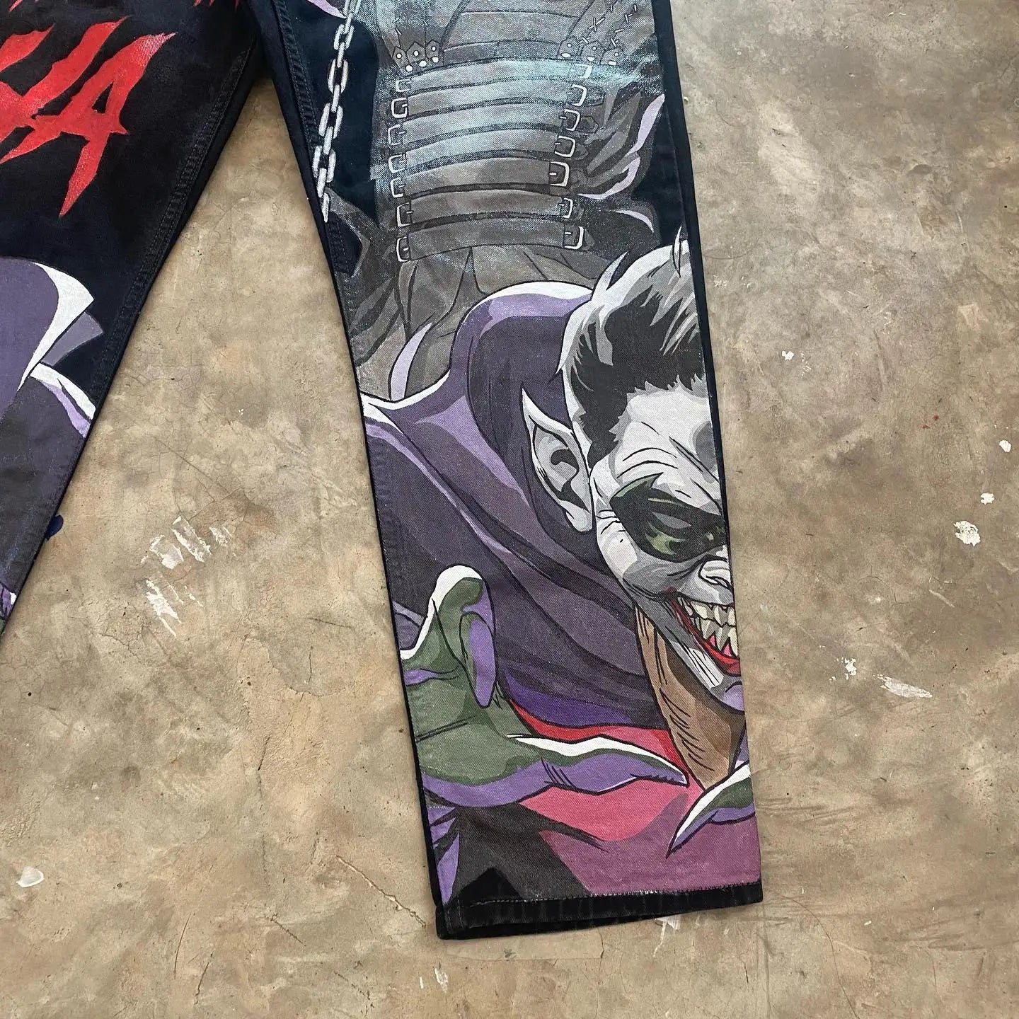 Anime Joker Denim Jeans