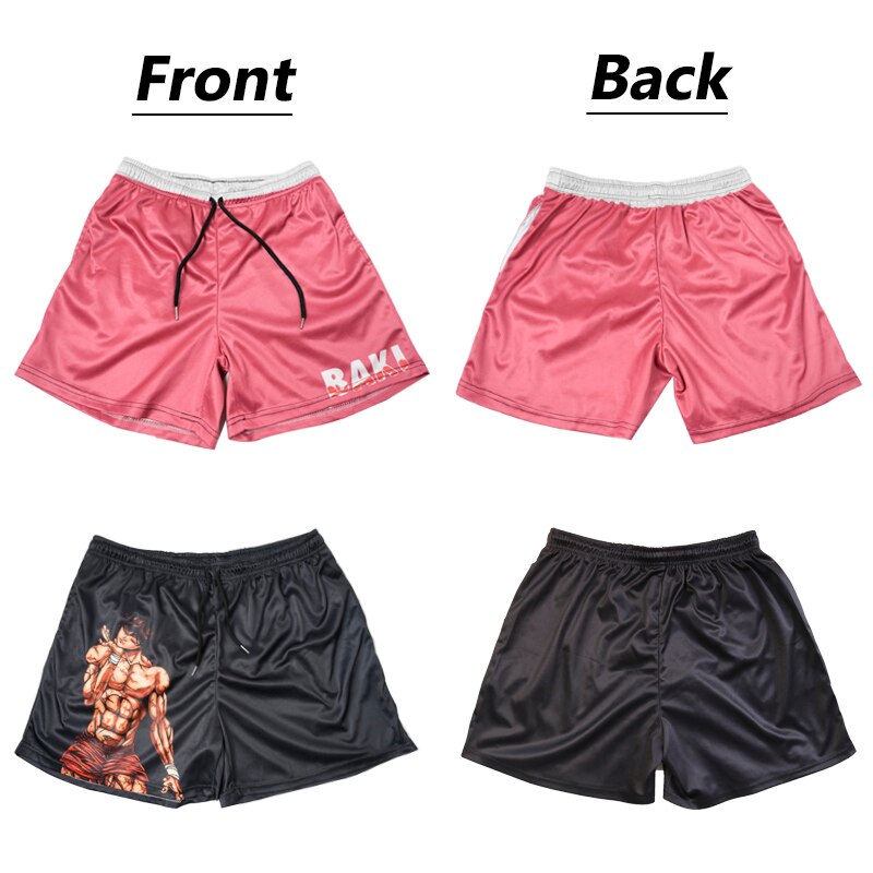 Naruto Anime Gym Shorts for Fitness Workout