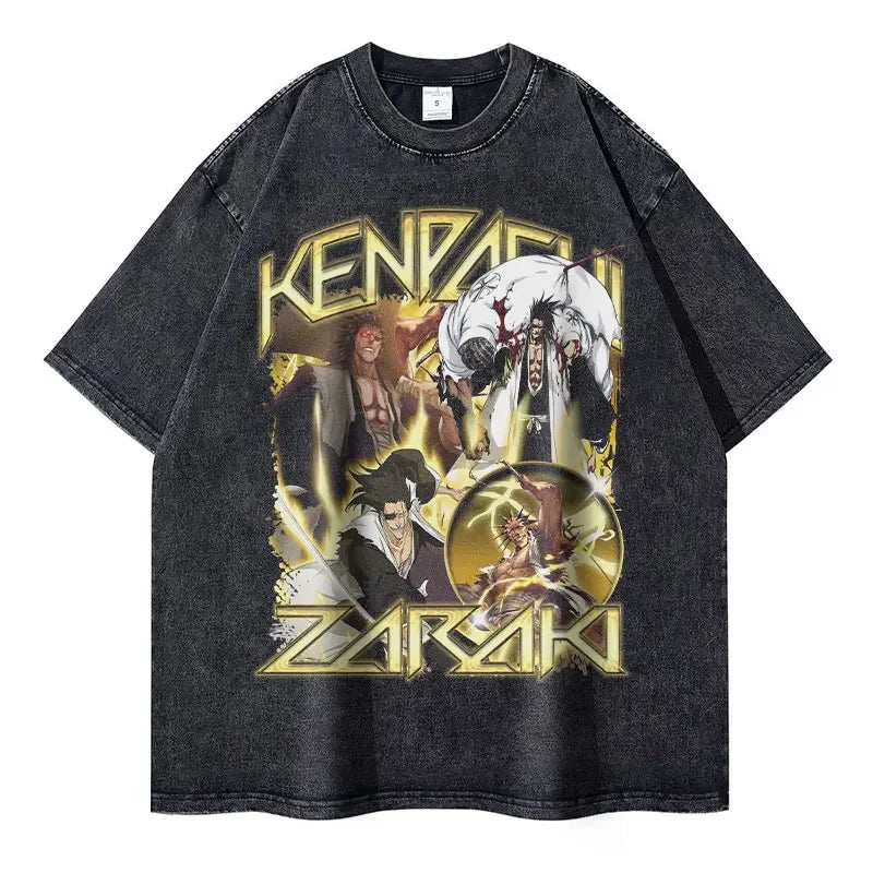 Bleach Zaraki Kenpachi Vintage T-shirt Style 17