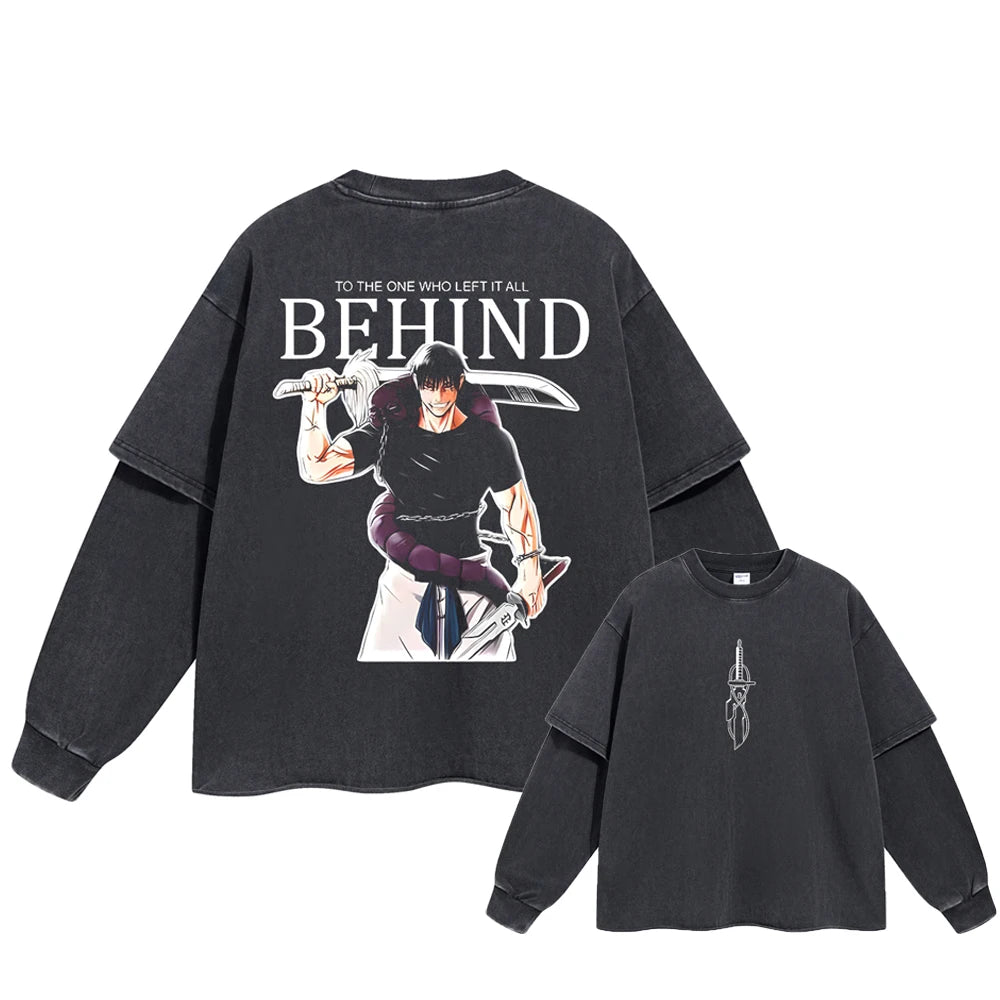 Satoru Gojo Anime Double Layer Sweatshirt Style 8