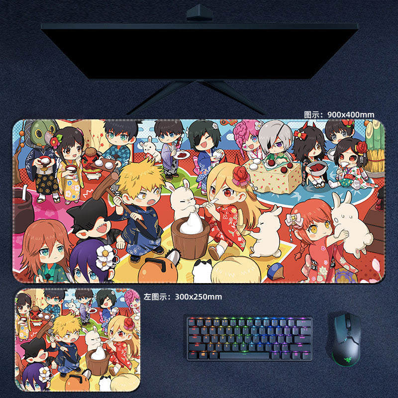 Chainsaw man Anime Large Gaming Mouse Pad 22