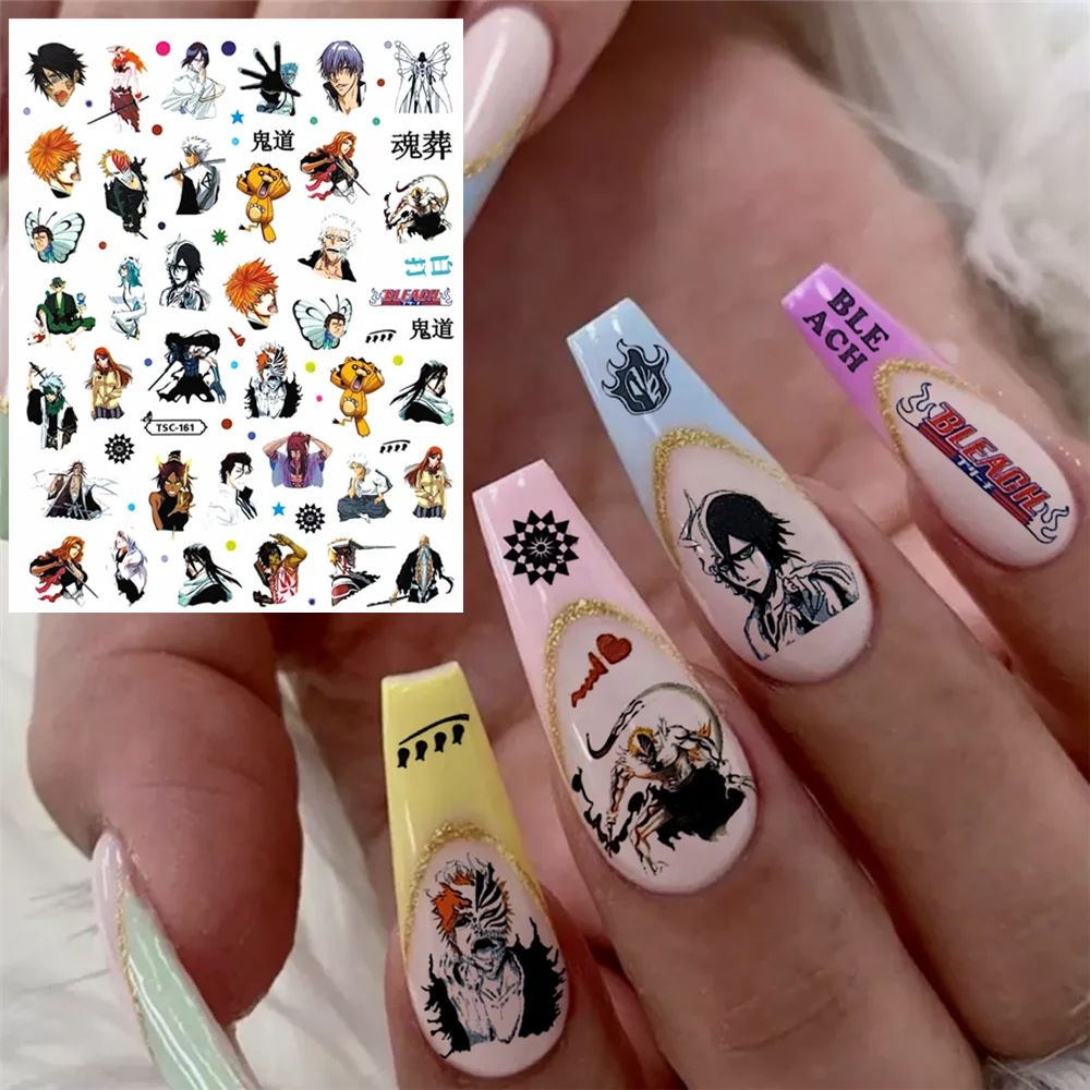 Jojo Bizarre Adventure Anime Acrylic Nails Sticker