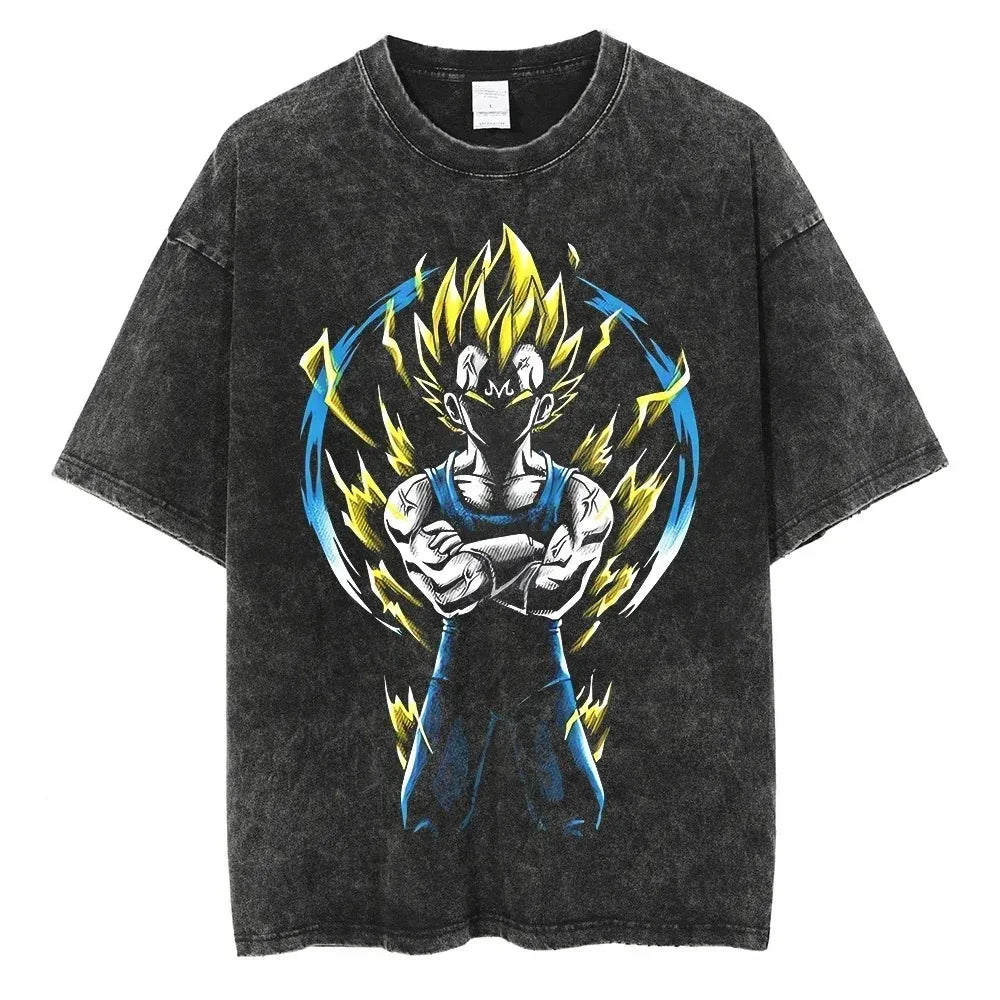 Dragonball Ultra Instinct Goku Vintage Tshirt Khaki