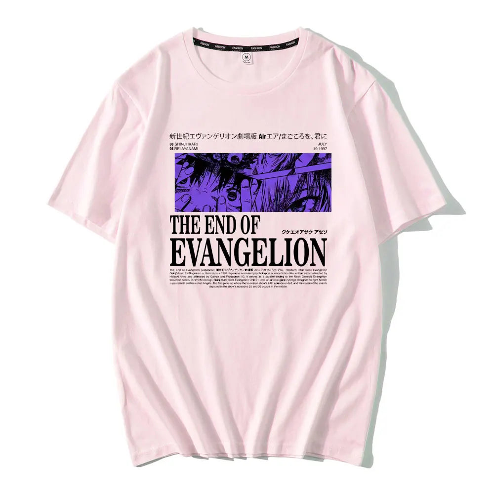 The End of Evangelion Tshirt Pink