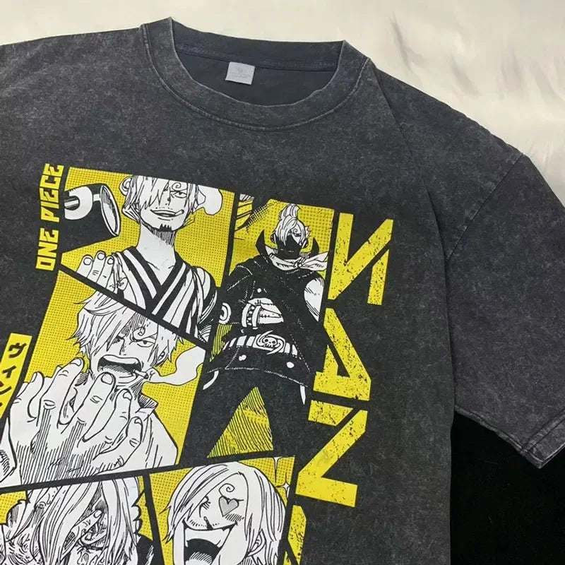 One Piece Anime Vintage T-shirt