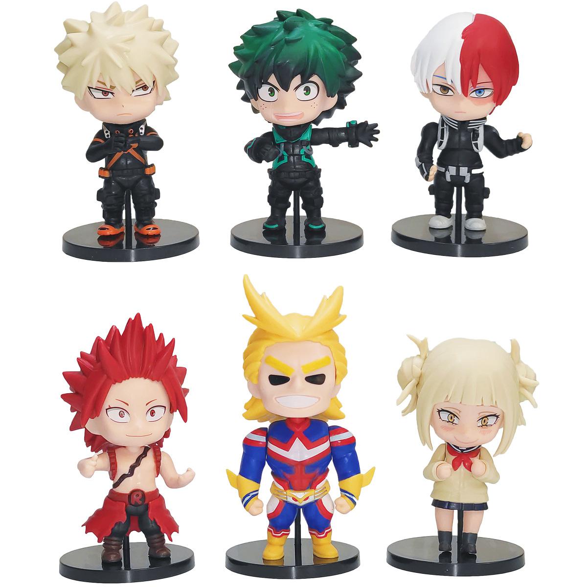 6 Pcs/Set My Hero Academia Figure 6 Pcs