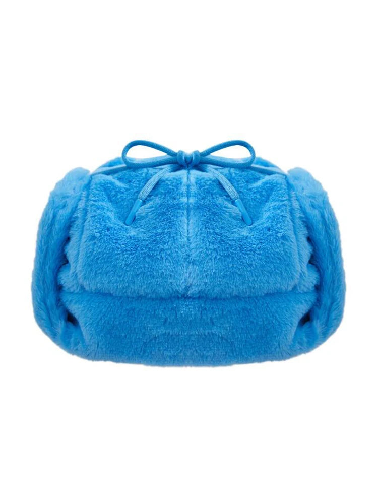 Anime Blue Fur Hat