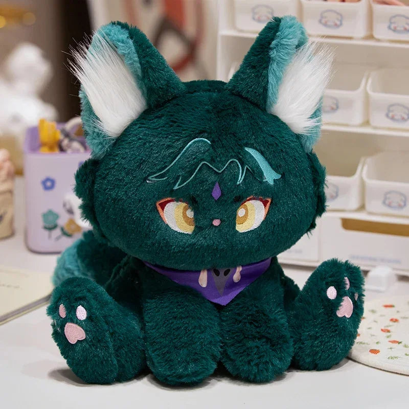 Genshin Impact Cat Plush Toy Green