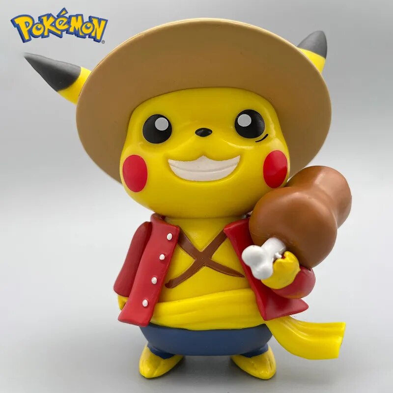 Pikachu X Luffy Anime Action Figure A
