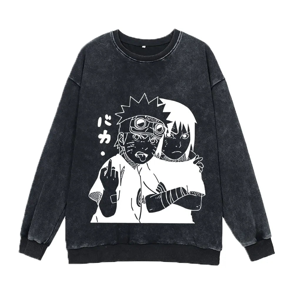 Naruto Full Sweatshirt Black10