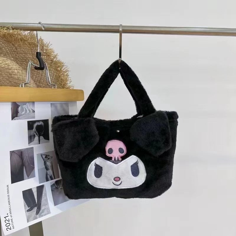 Sanrio Plush Bag Kuromi black