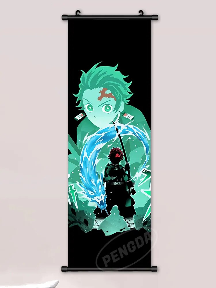 Demon Slayer Painting Wall Poster