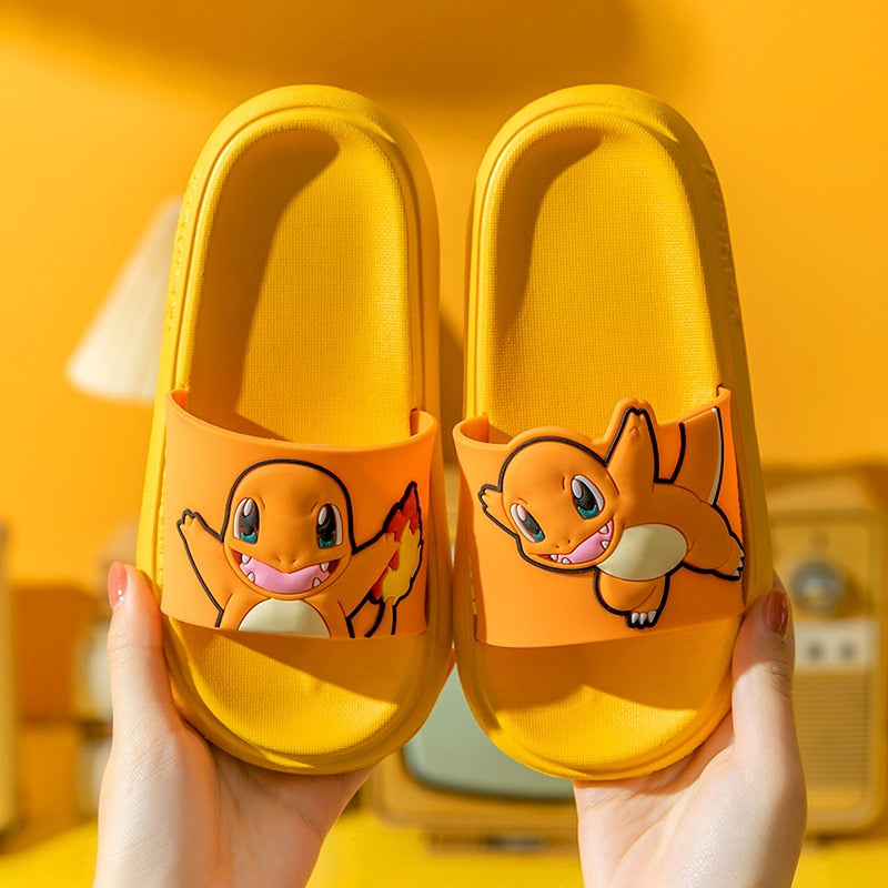 Pikachu Slippers Flip Flops xiaohuolong 1