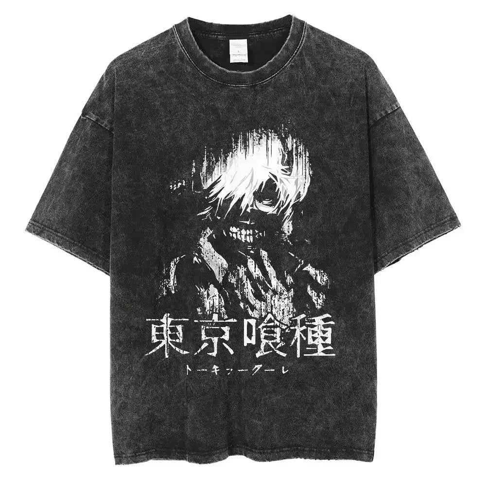 Tokyo Ghoul Kaneki Ken Vintage Tshirt Style 4
