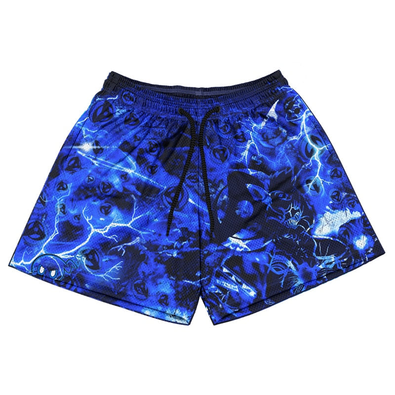 Naruto Anime Gym Shorts for Fitness Workout Style 7