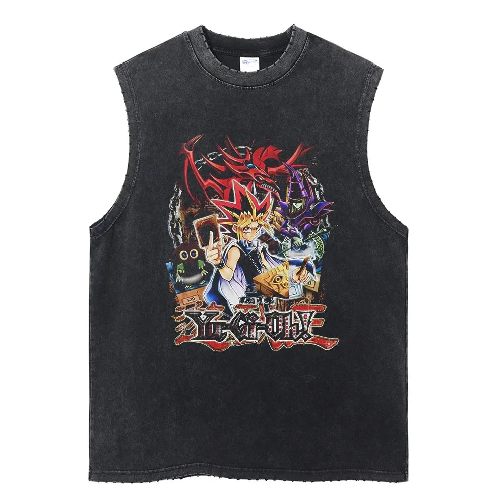 Yu Gi Oh Sleeveless Tank Top Black