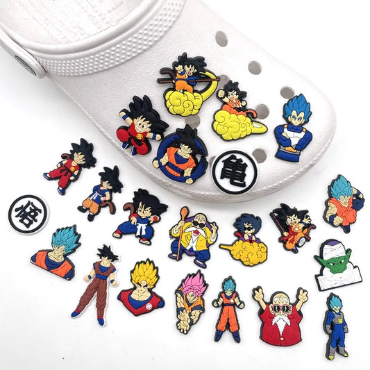 22Pcs Dragon Ball Anime Shoe Charms