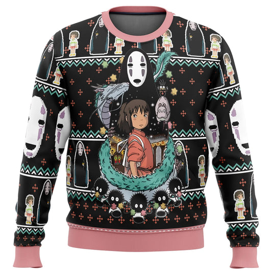Spirited Away Ugly Christmas Sweater Style 2