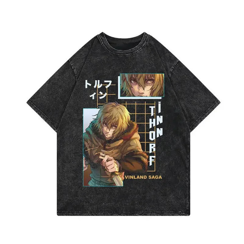 Vinland Saga Anime Vintage T-shirt Style 3