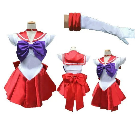 Anime Soldier Sailor Moon Cosplay Costume Set Princess Halloween
