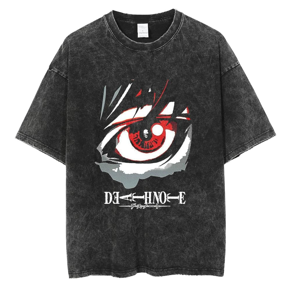 Death Note Washed T Shirt 6