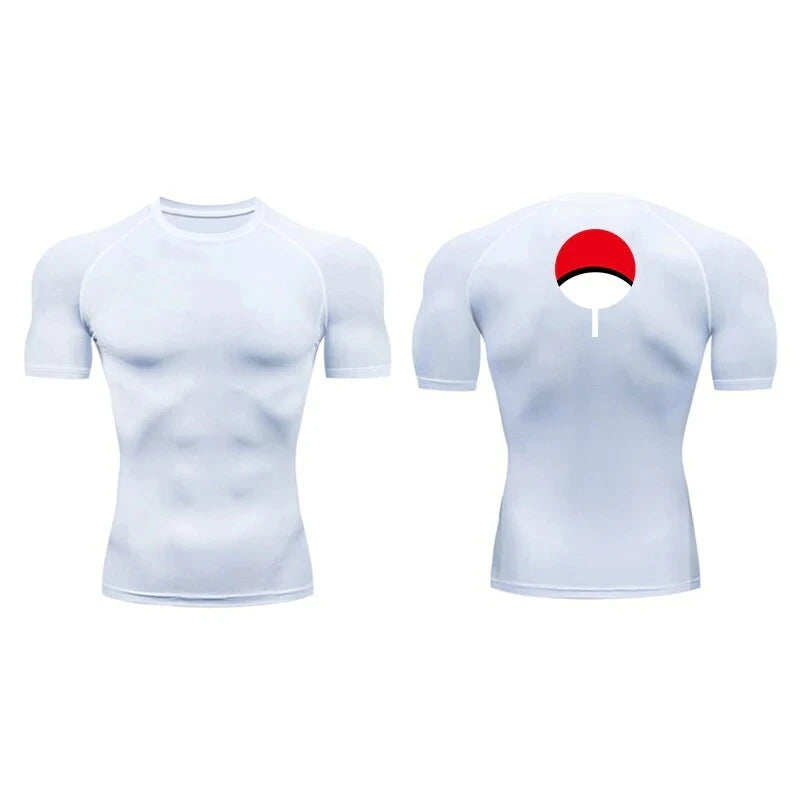 Naruto Gym Fit Tshirt white