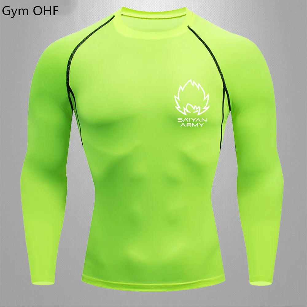 Goku Gym Fit T Shirt green-2