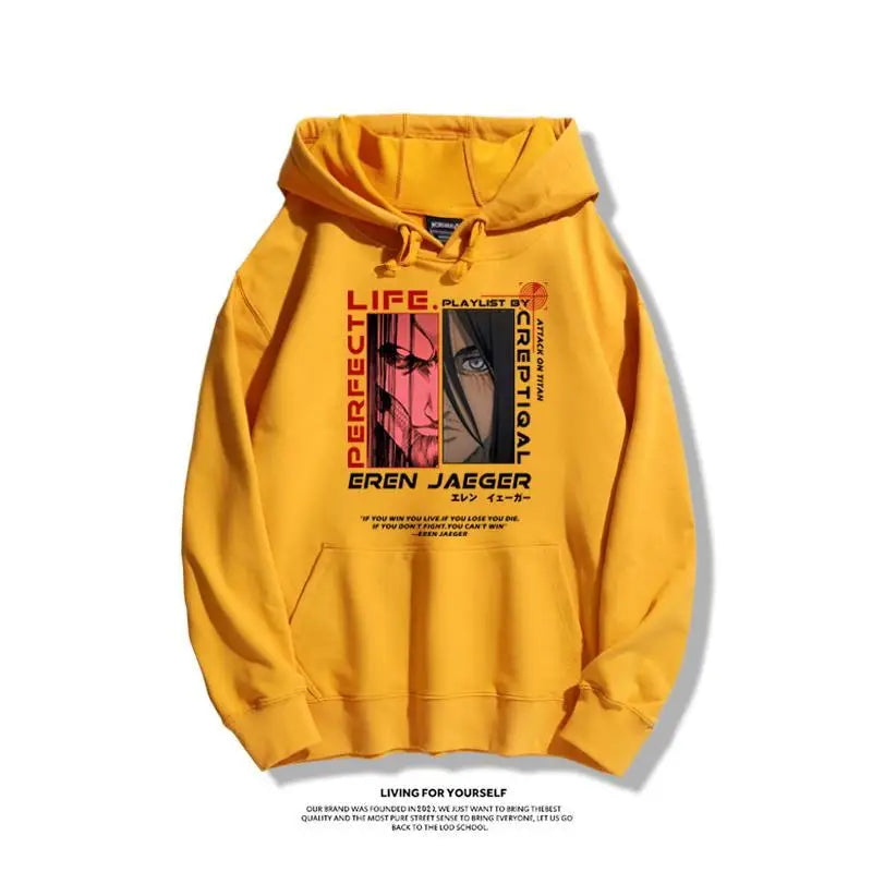 Shingeki no Kyojin Eren Hoodie Yellow