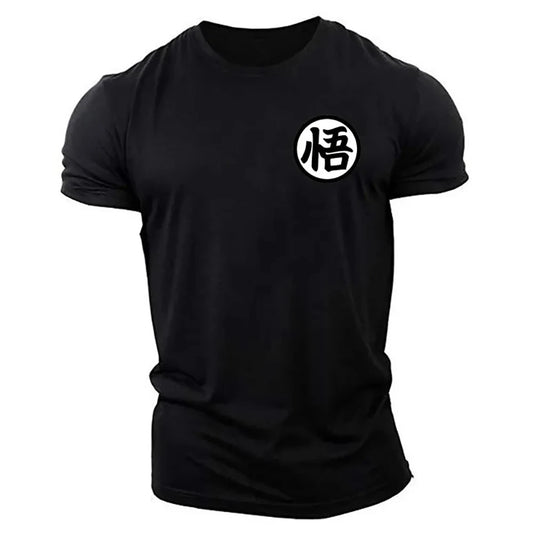 Dragonball Logo Gym Fit Tshirt Black