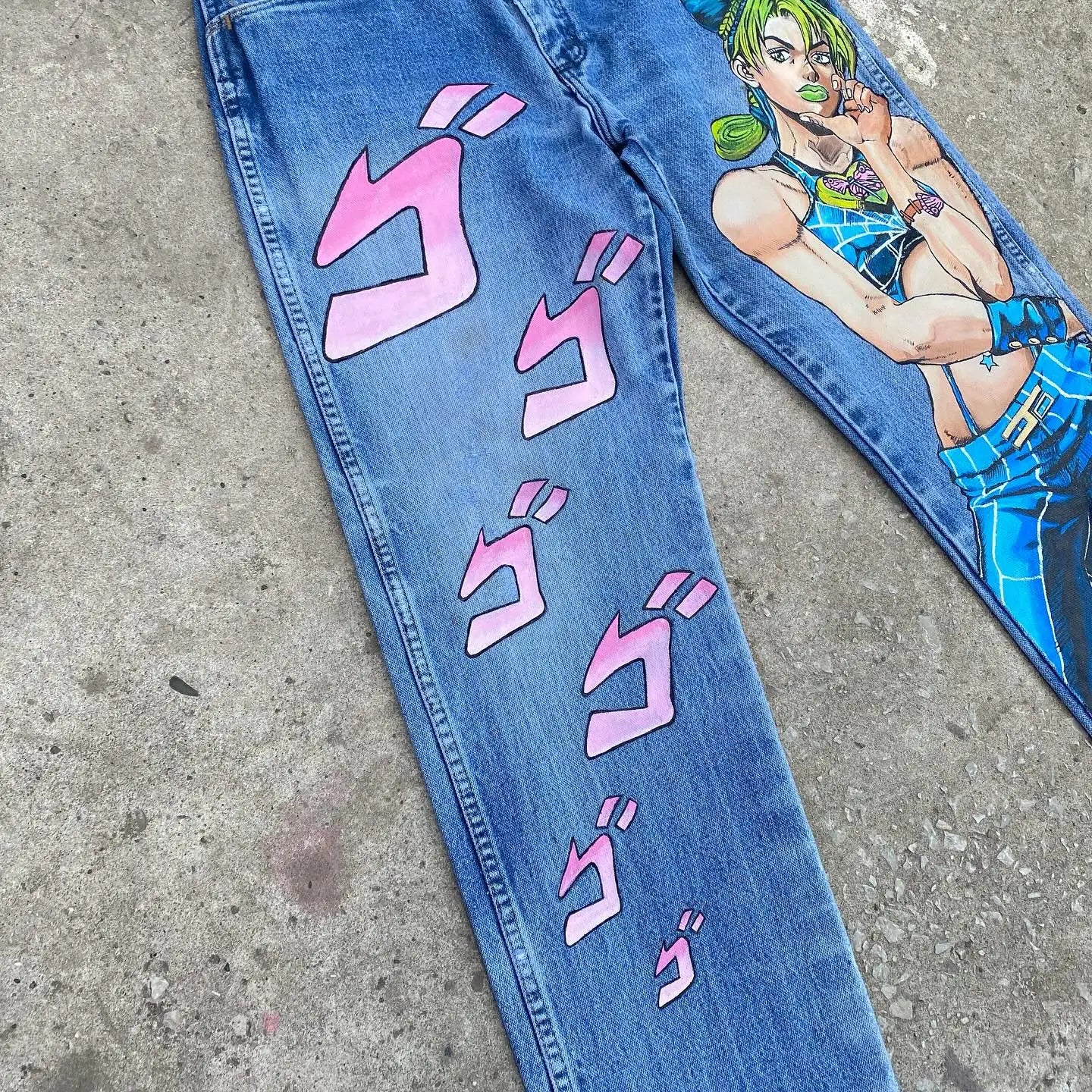 Jojo's Bizarre Adventure Denim Jeans