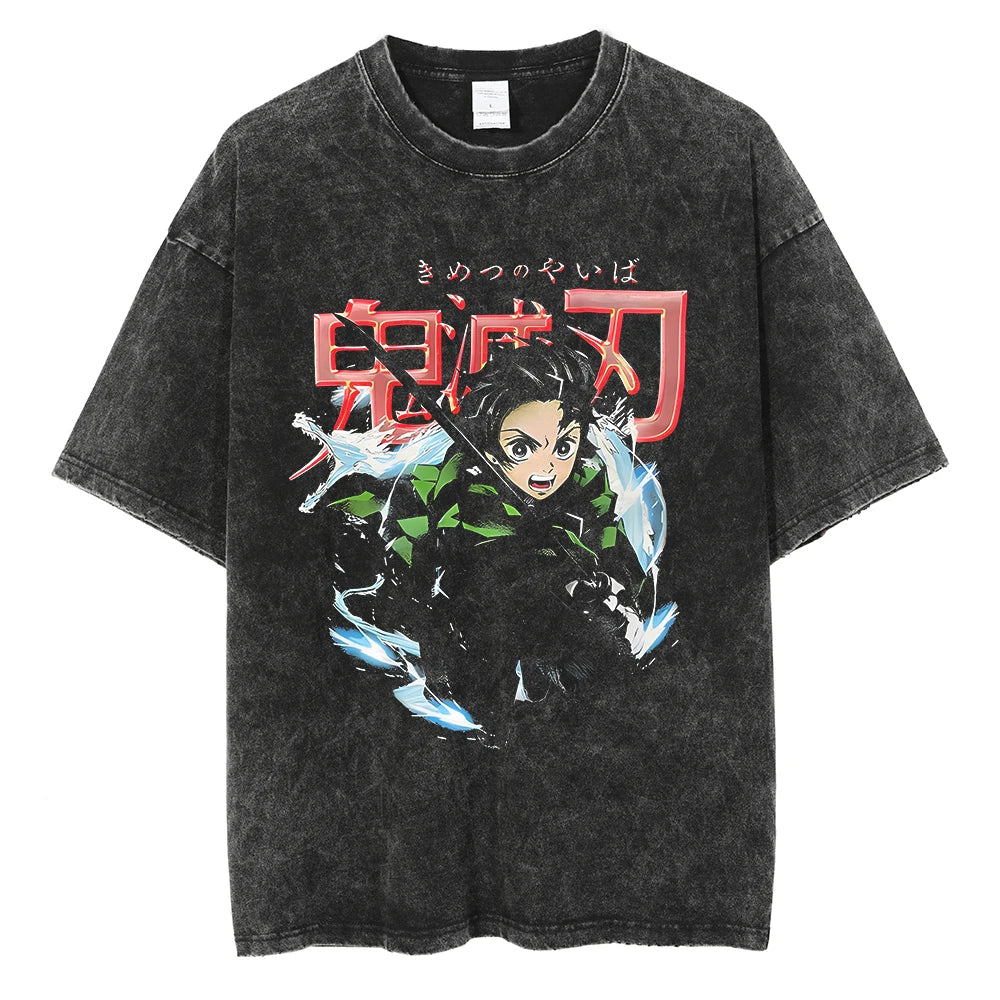 Demon Slayer Zenitsu Hashira Vintage Tshirt Style 13