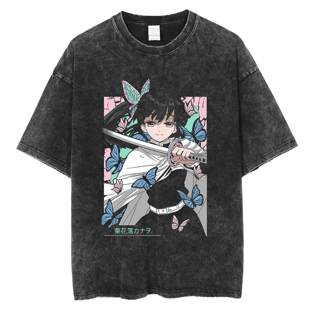 Demon Slayer Zenitsu Hashira Vintage Tshirt